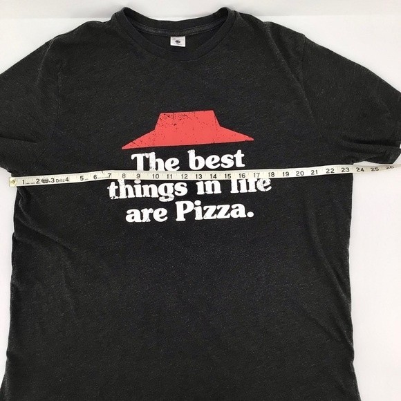 Pizza Hut Men's The Best Things in Life Are Pizza Workers T Shirt Size XL - Picture 6 of 9